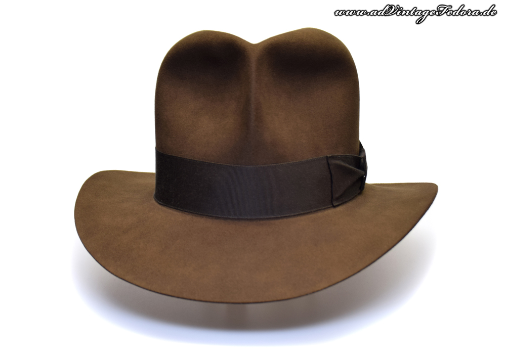 Raider Fedora Indiana Jones Hut Hat with Raiders Turn Front 4